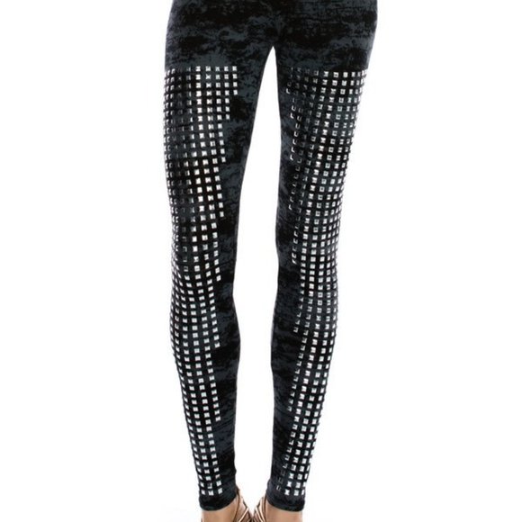 Vocal | Pants & Jumpsuits | New Vocal Black Studded Rocker Biker ...